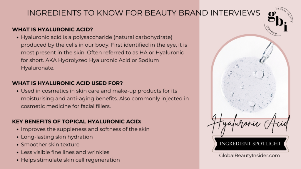 GBI Skincare Ingredient Hyaluronic Acid